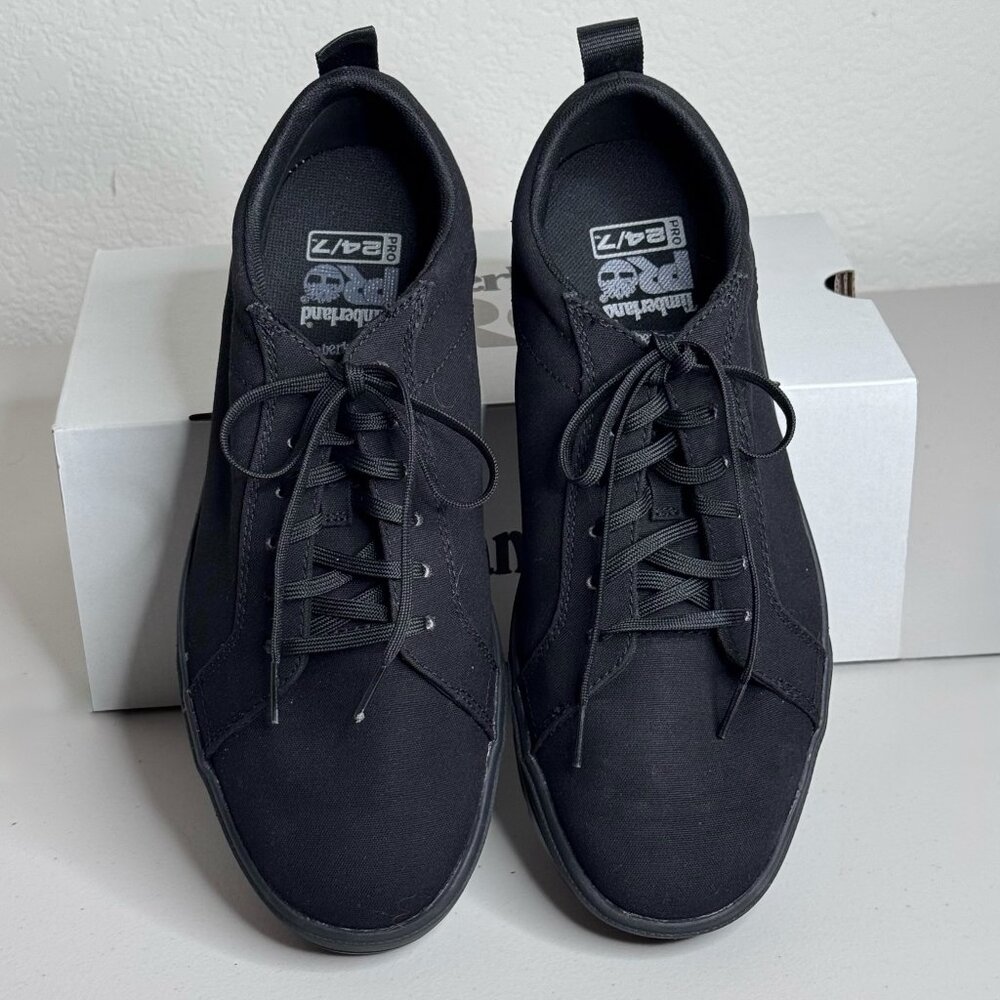 NWT Timberland Pro Work Shoes Woman's sz 11 Men’s sz 9.5 Ox Black Burbank SR